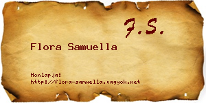 Flora Samuella névjegykártya